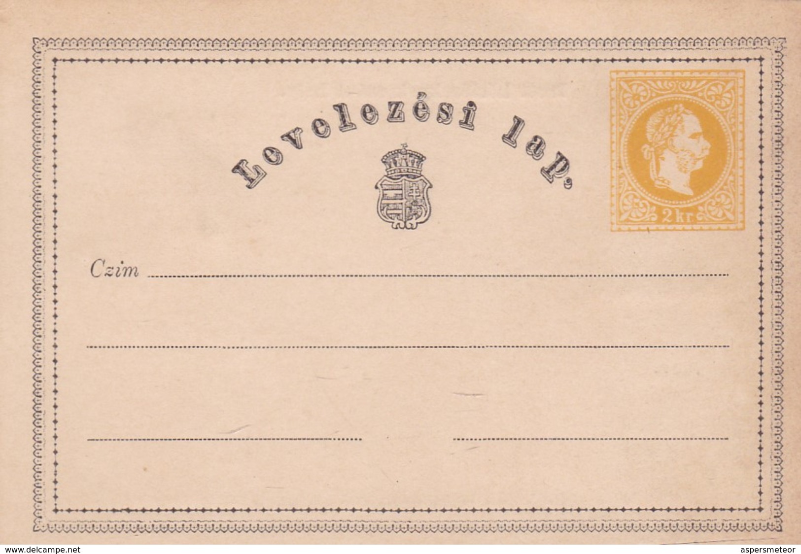 HUNGARY POSTCARD ENTIRE, NOT CIRCULATED OR USED. POSTALE ENTIER, POSTAL ENTERO-LILHU - Postal Stationery