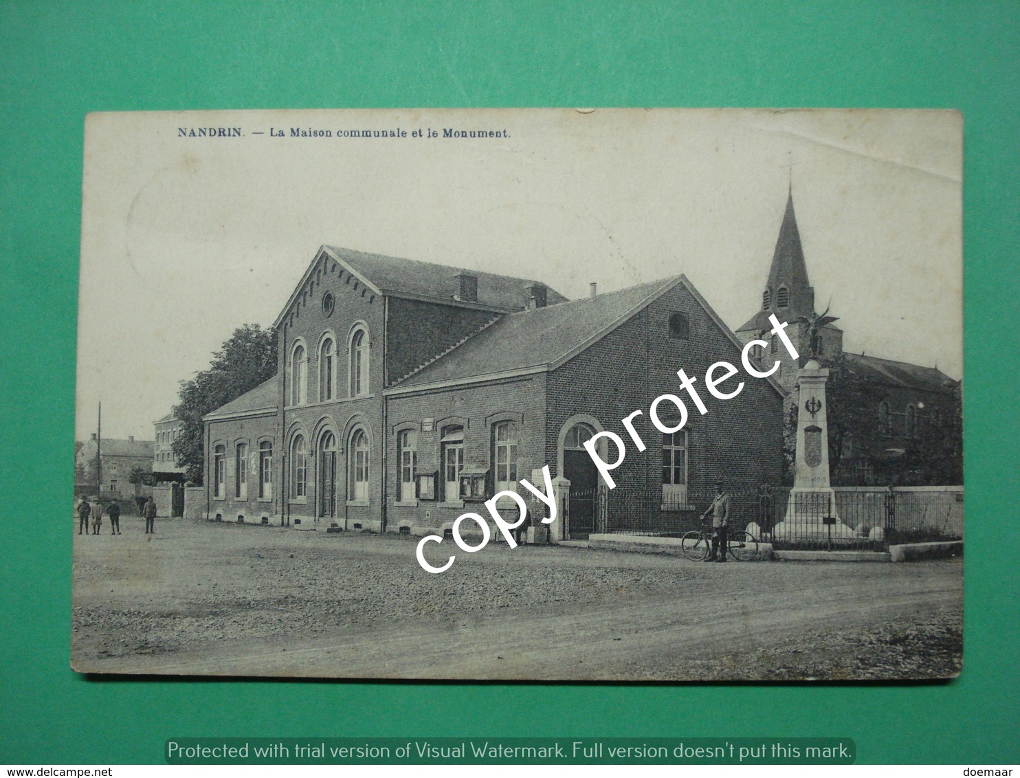 BE790 Nardin Hoei La Maison Communale Et Le Monument - Nandrin