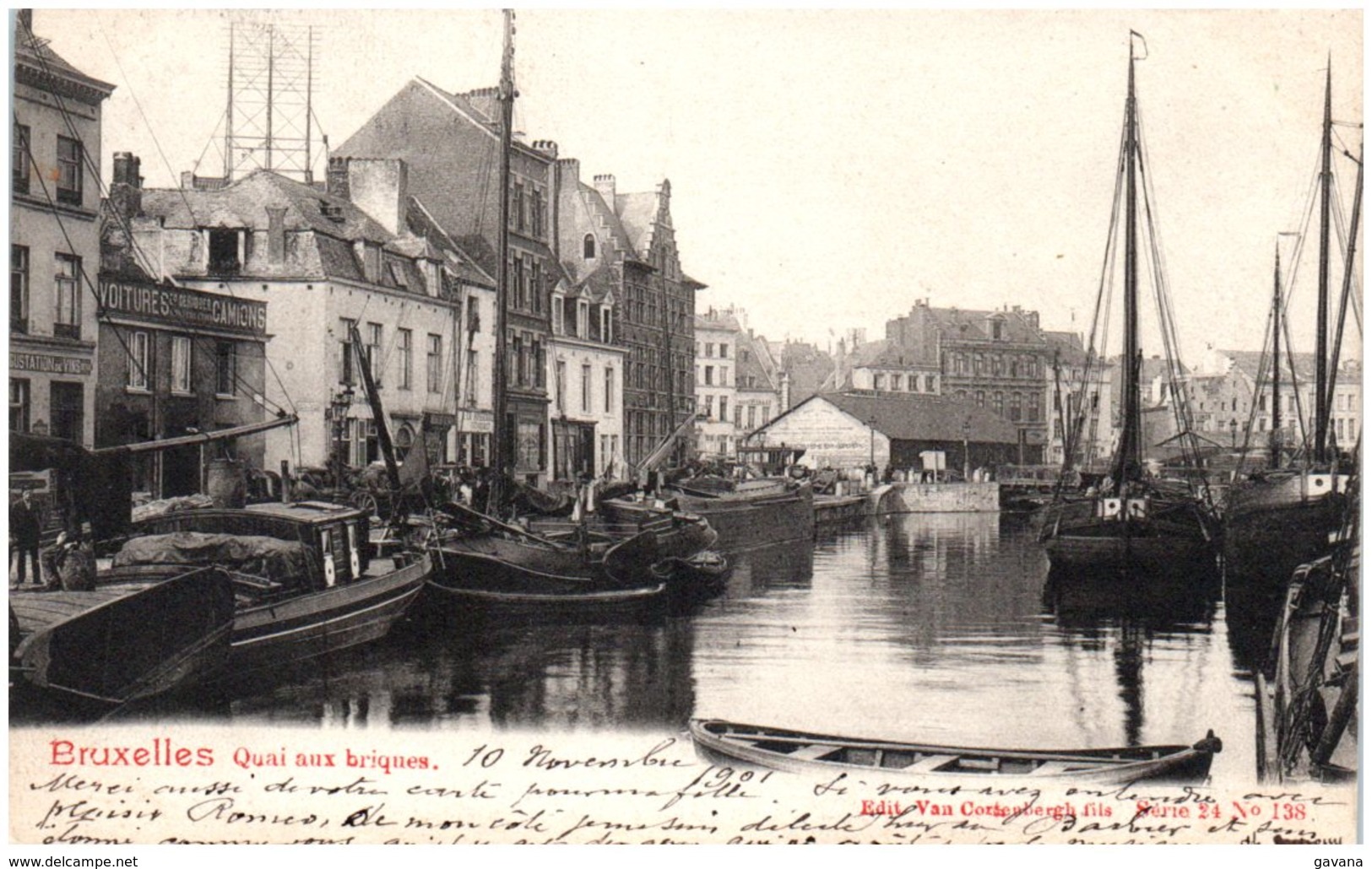 BRUXELLES - Quai Aux Briques - Transport (sea) - Harbour