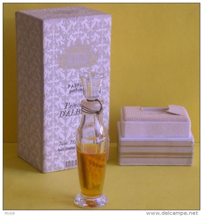 PARFUM PRINCESSE D'ALBRET - FLACON NON OUVERT ET BOITE - JEAN D'ALBRET -  6 SCANS - Donna