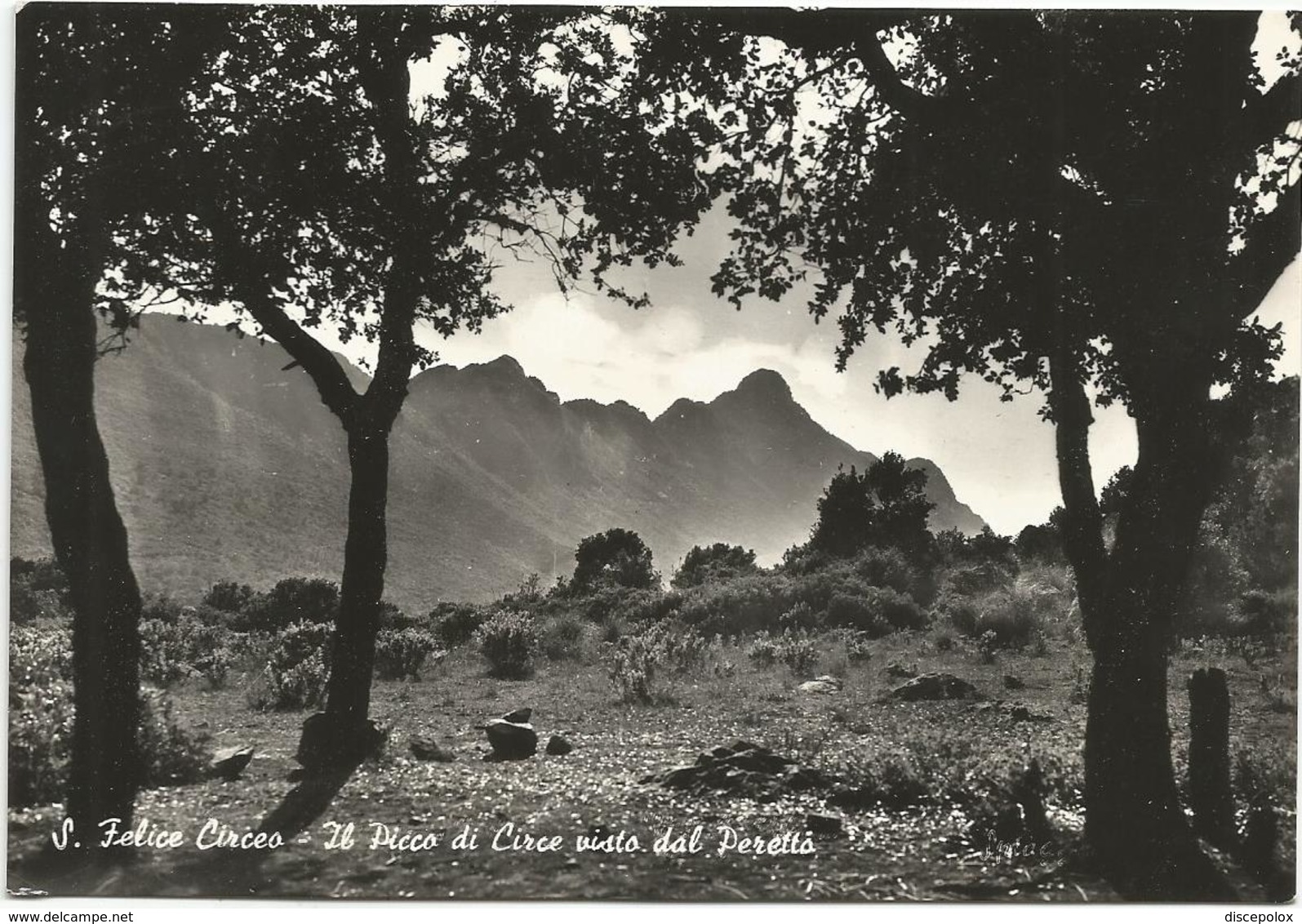 V4230 San Felice Circeo (Latina) - Il Picco Di Circe Visto Dal Peretto - Panorama / Viaggiata 1957 - Altri & Non Classificati