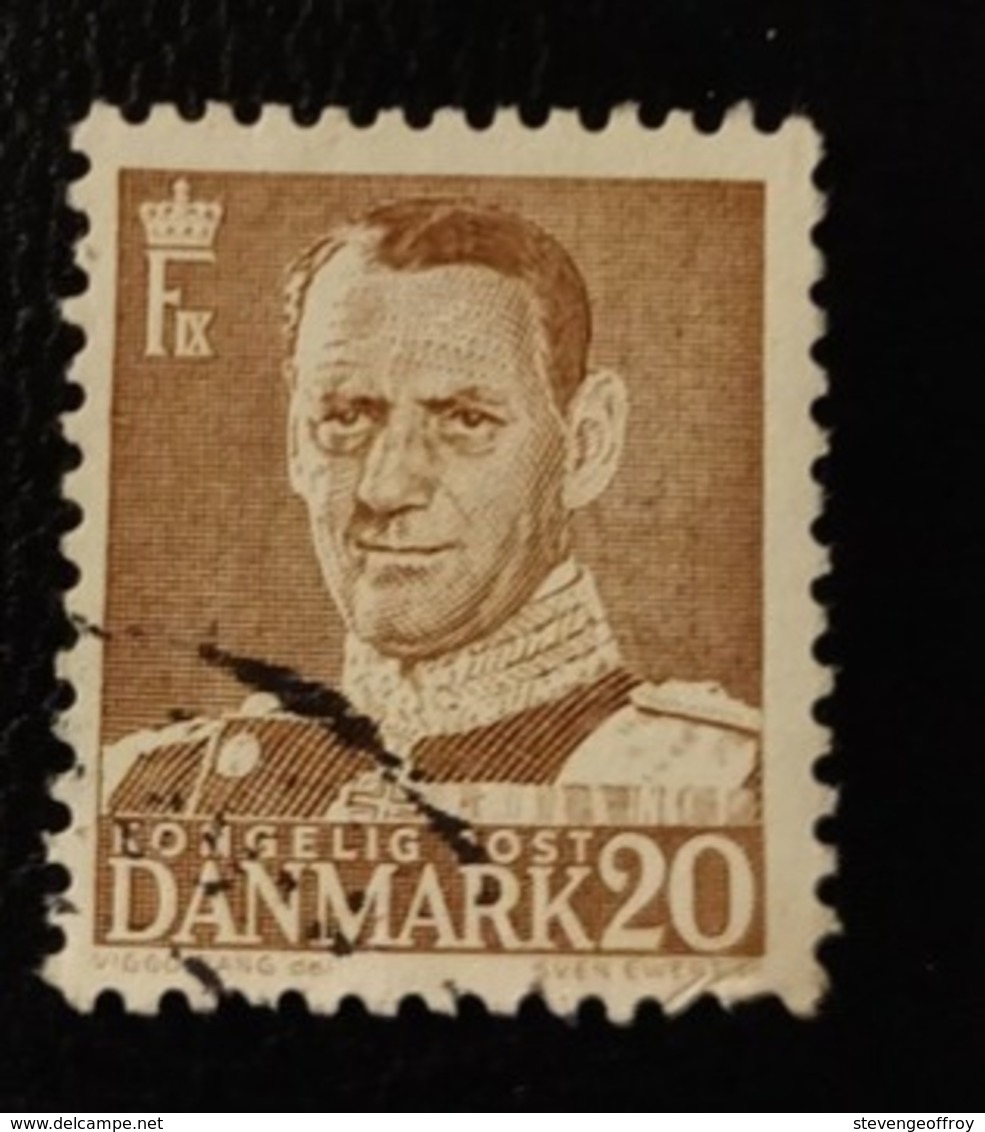 Danemark 1950 DK 318  King Frederik IX  Chef D'état | Hommes | Personnalités | Rois | Royauté - Oblitérés