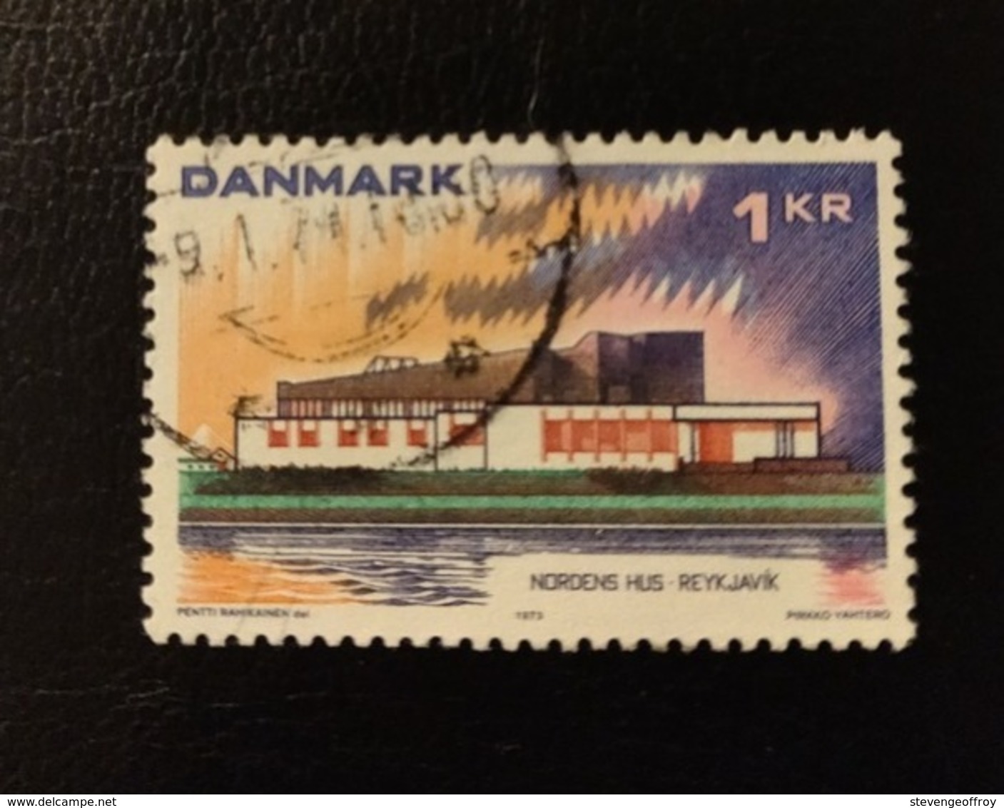 Danemark 1973 DK 555 Nordic House Reykjavik Iceland Bâtiments | Emissions Communes | Le Nord | Unions Postales - Oblitérés