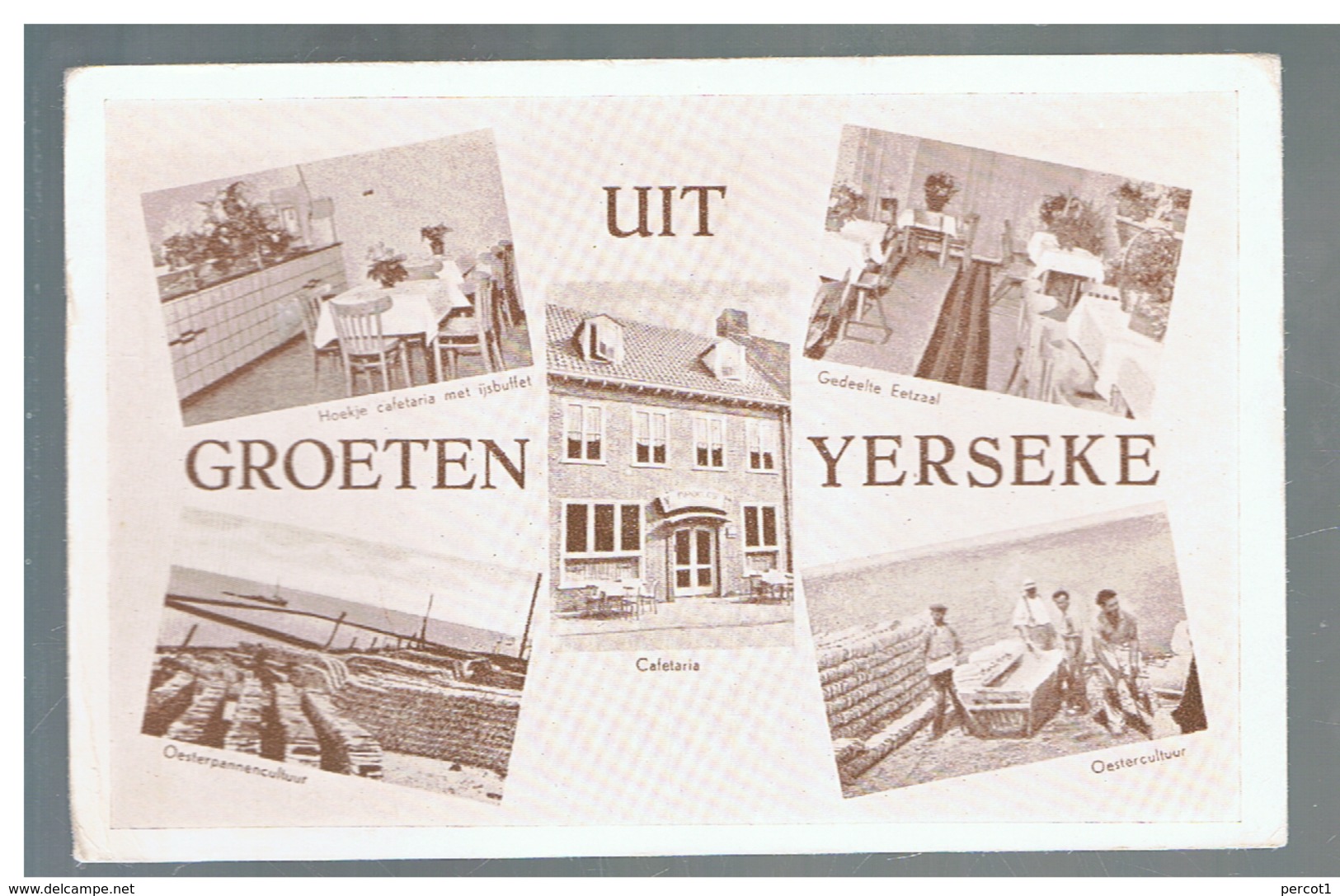 JM21.02 / CPA / UIT GROETEN YERSEKE - Yerseke