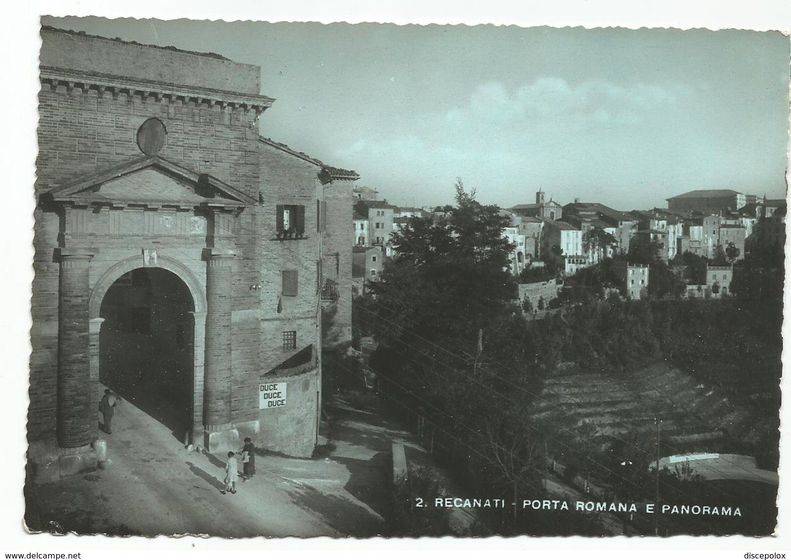 V4240 Recanati (Macerata) - Porta Romana E Panorama / Non Viaggiata - Altri & Non Classificati