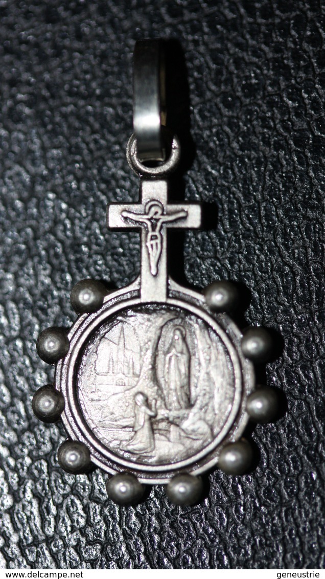 Pendentif Médaille Religieuse "Dizainier - Notre-Dame De Lourdes" Religious Medal - Godsdienst & Esoterisme
