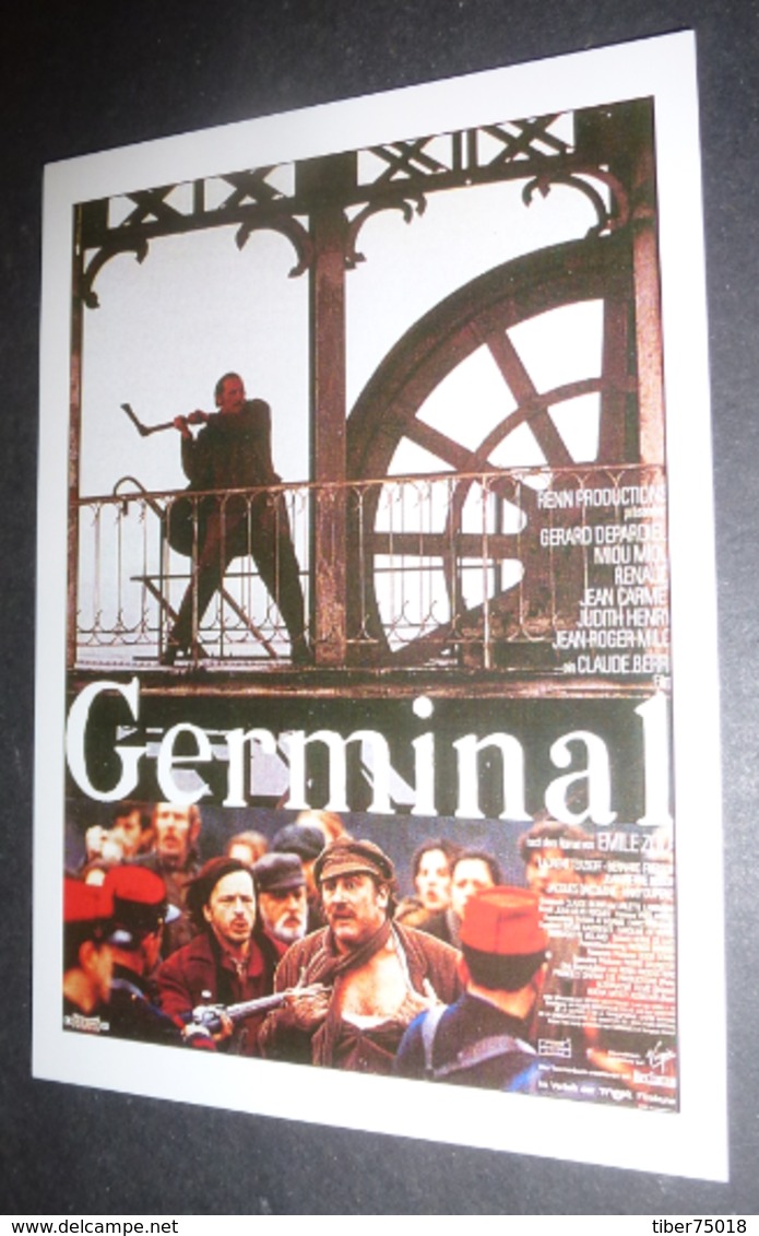 Carte Postale - Germinal (cinéma Affiche Film) Renaud - Gérard Depardieu - Posters On Cards