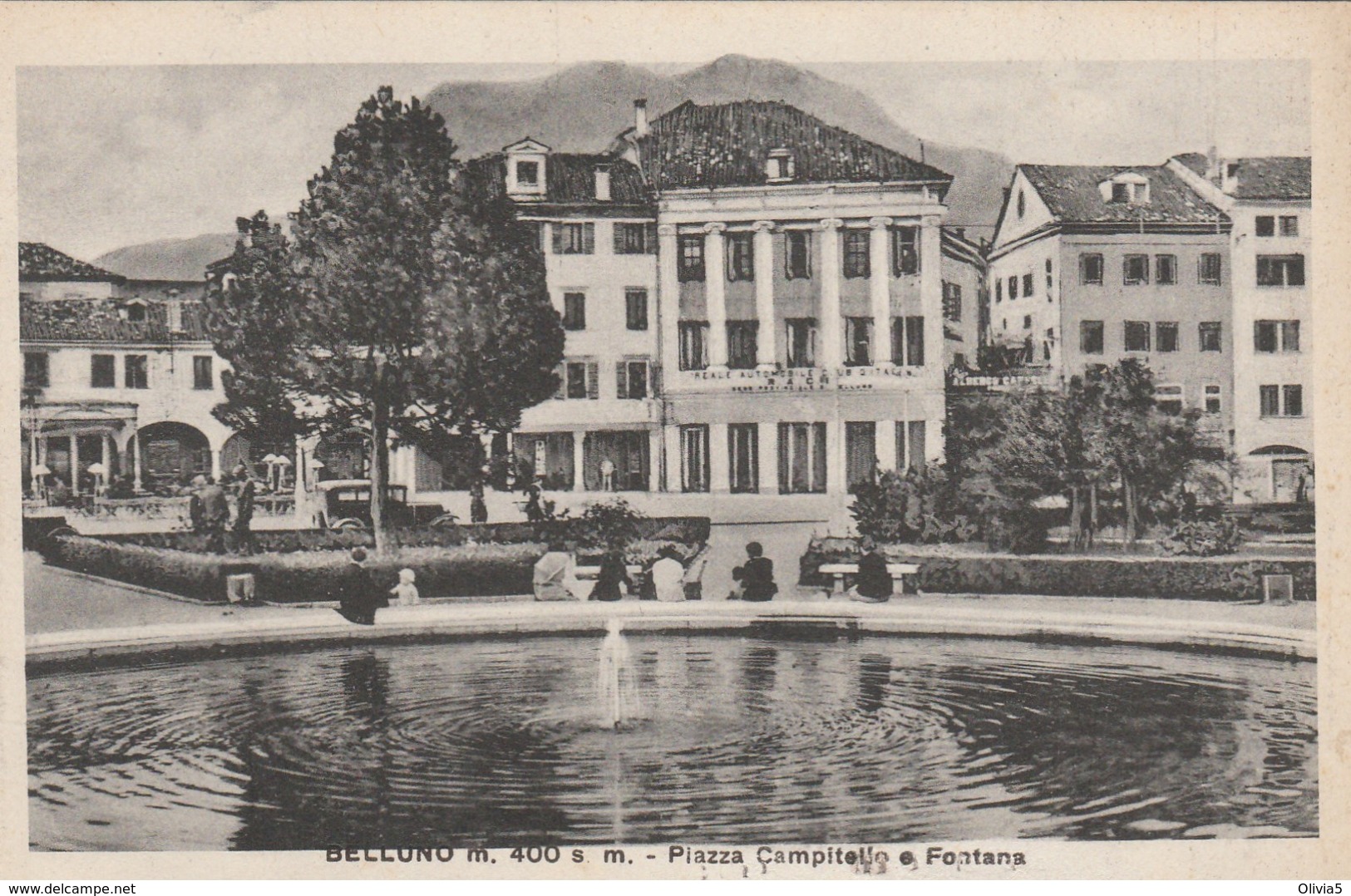 BELLUNO - PIAZZA CAMPITELLO E FONTANA - Belluno