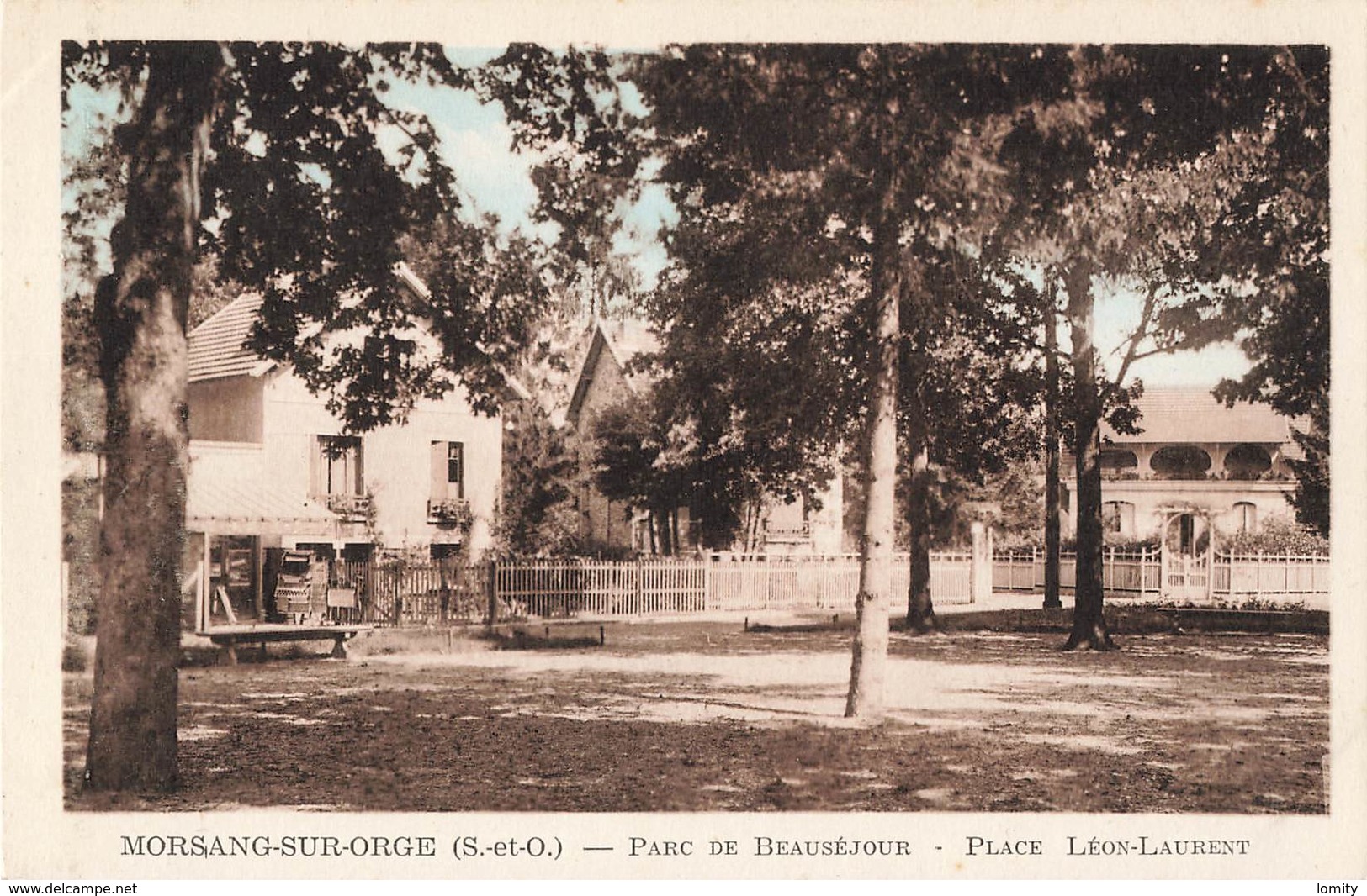 91 Morsang Sur Orge Parc De Beausejour Place Leon Laurent - Morsang Sur Orge