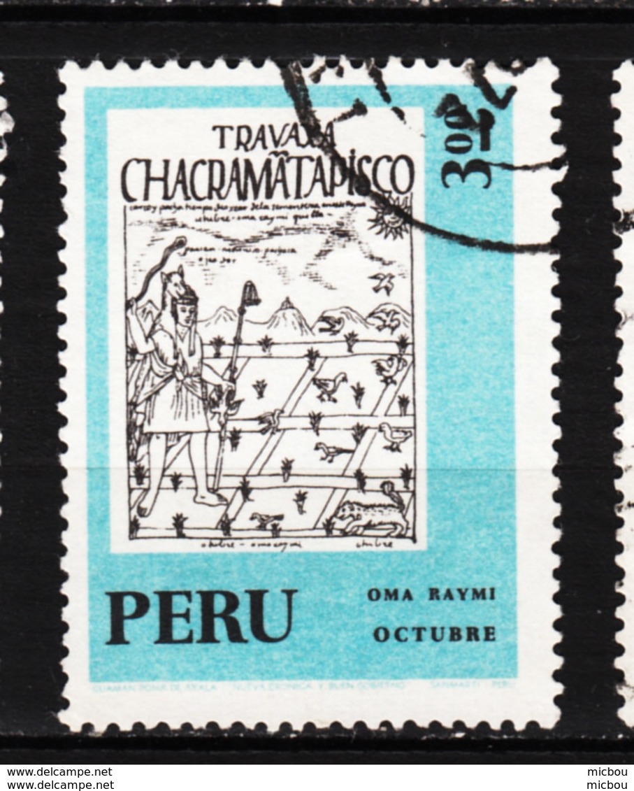 ##10, Pérou, Peru, Calendrier Incas Calendar, Octobre, October, Soleil, Sun, - Pérou