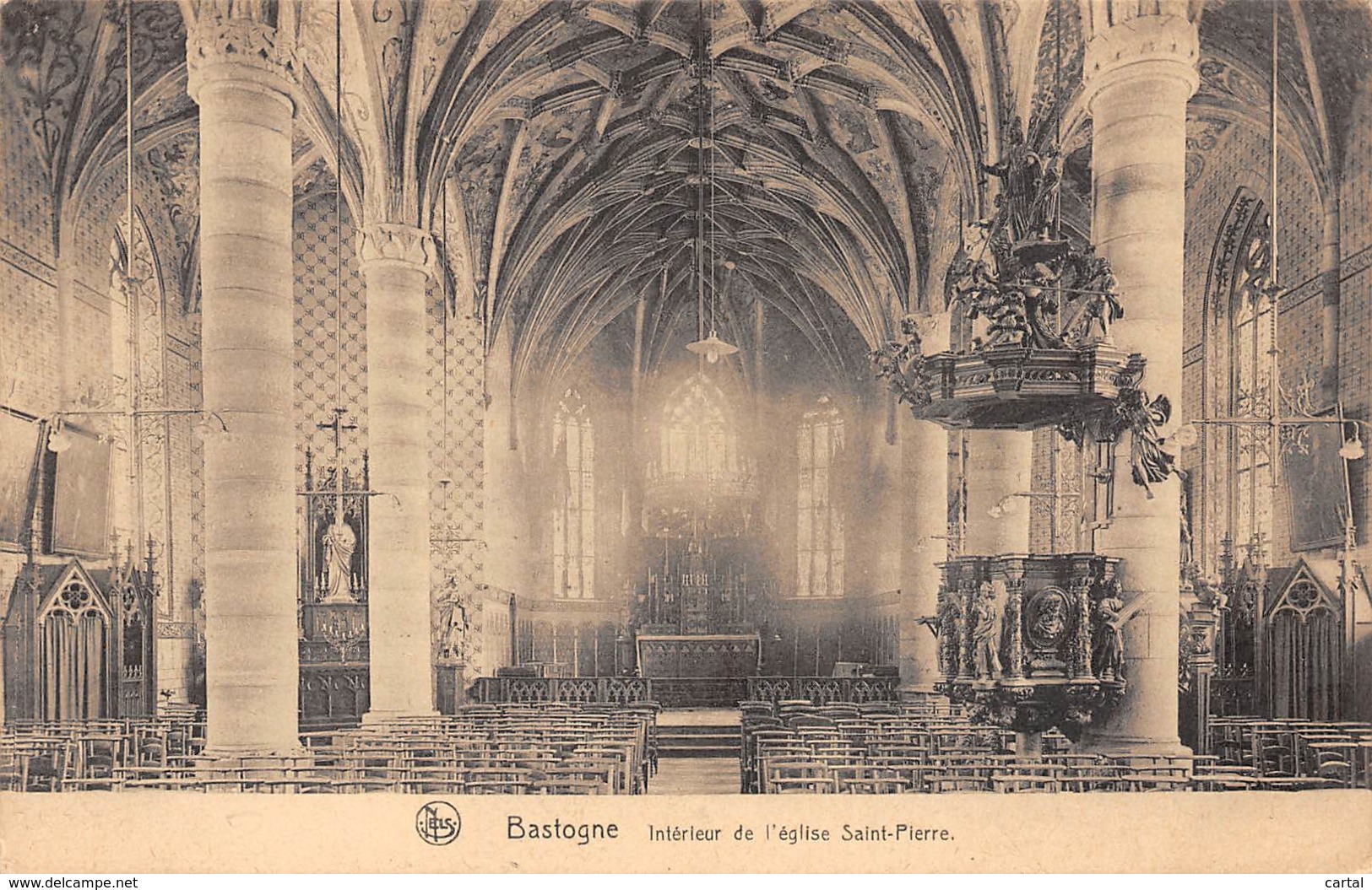 BASTOGNE - Intérieur De L'église Saint-Pierre - Bastogne