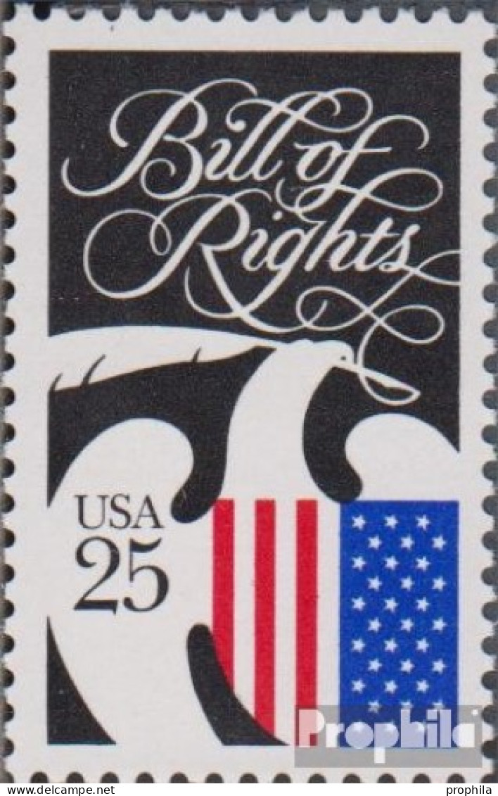 USA 2050 (kompl.Ausg.) Postfrisch 1989 Bill Of Rights - Ungebraucht