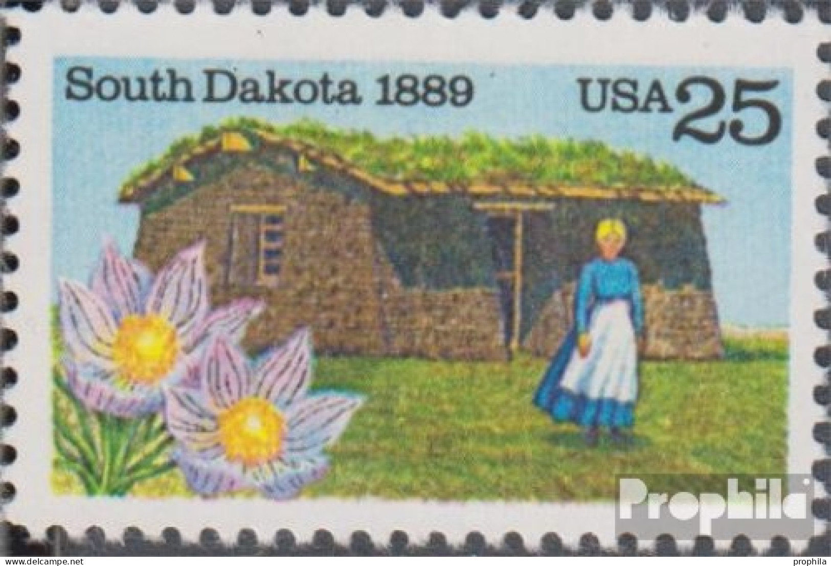 USA 2041 (kompl.Ausg.) Postfrisch 1989 100 Jahre South Dakota - Ungebraucht