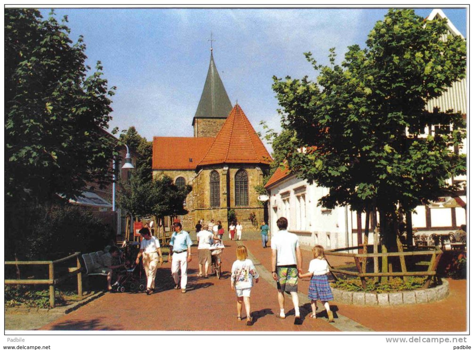 Carte Postale Allemagne  Bramsche St-Martinkirche Trés Beau Plan - Bramsche