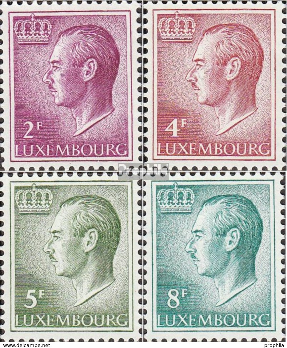 Luxemburg Mi.-Nr.: 727ya,829ya-831ya (kompl.Ausg.) Postfrisch 1966 Jean - Unused Stamps