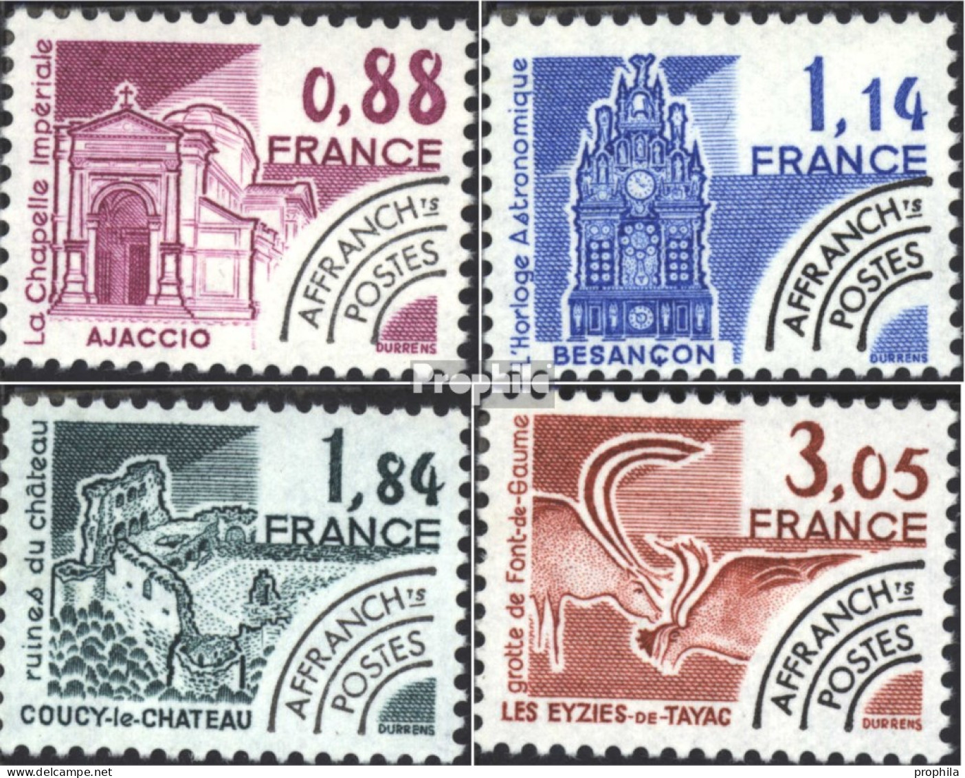 Frankreich 2241-2244 (kompl.Ausg.) Ungebraucht 1984 Vorausentwertung Europa - Ungebraucht