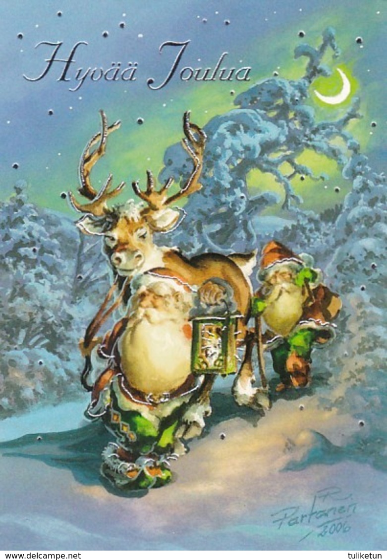 Brownies - Gnomes - Elves Coming With Reindeer - Raimo Partanen - Altri & Non Classificati