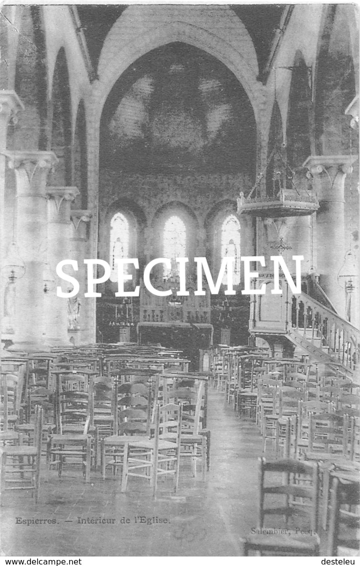 Intérieur De L'Eglise - Espierres - Spiere - Espierres-Helchin - Spiere-Helkijn