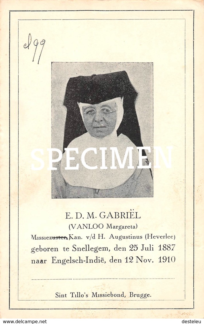 E.D.M. Gebriël - Vanloo Margareta - Snellegem - Jabbeke