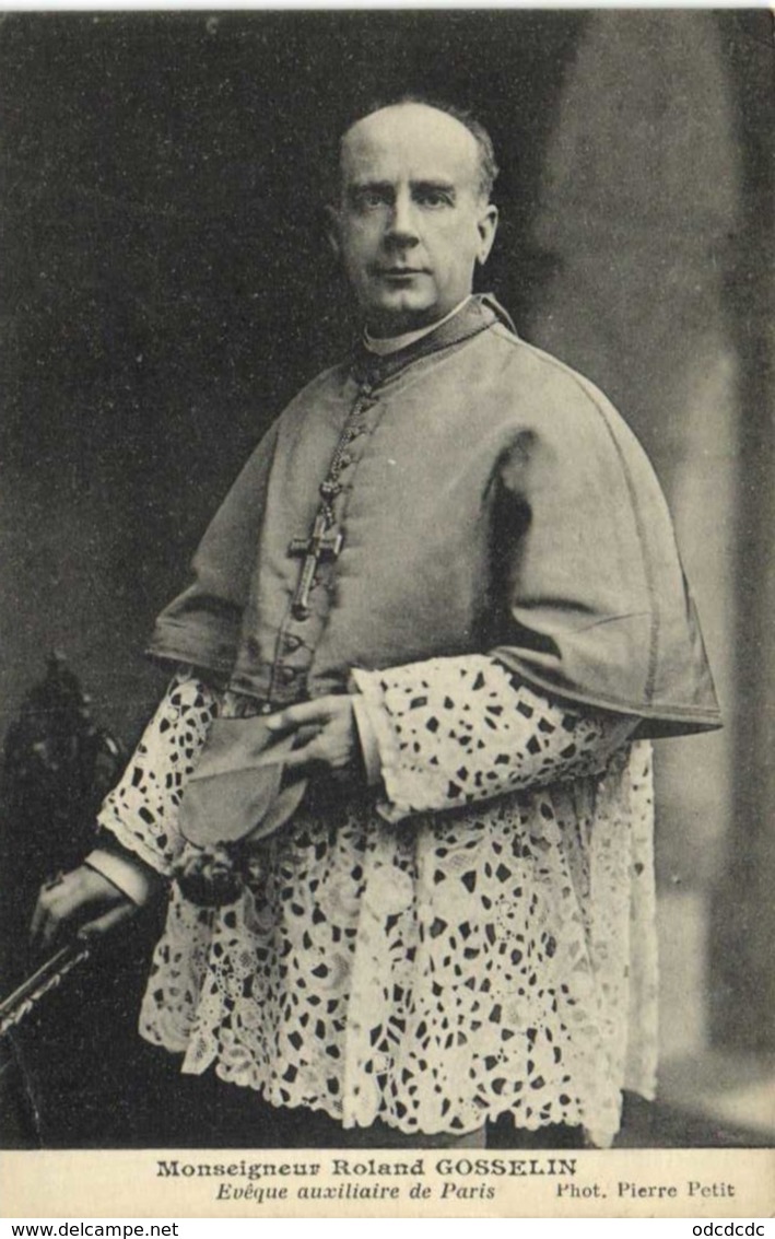 Monseigneur Roland GOSSELIN  Eveque Auxiliaire De Paris  RV - Autres & Non Classés