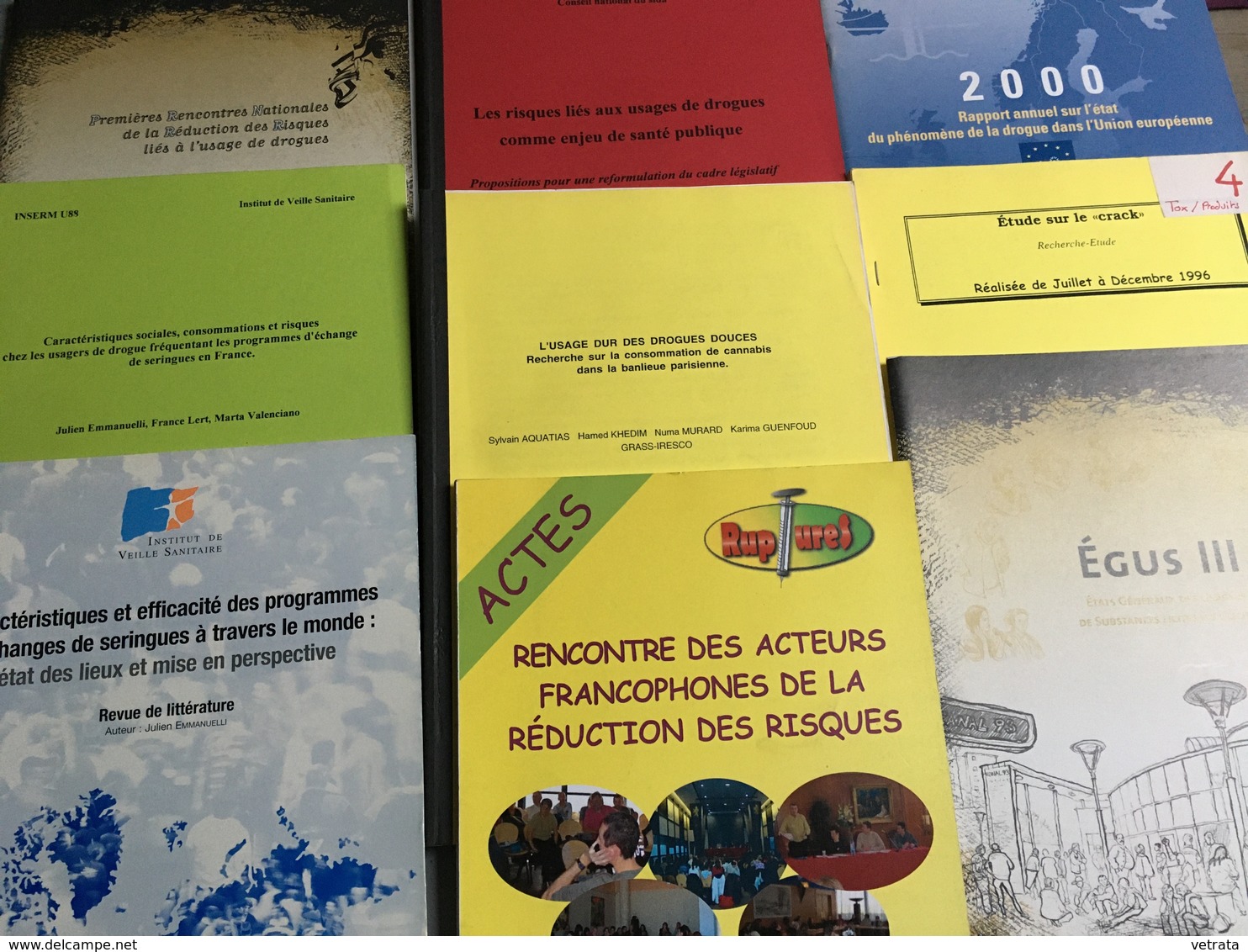 Toxicomanie/Usages De Drogues :  13 Documents - Près De 1000 Pages (1996/2006) - Médecine & Santé