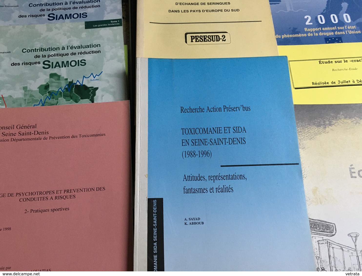 Toxicomanie/Usages De Drogues :  13 Documents - Près De 1000 Pages (1996/2006) - Medicina & Salud