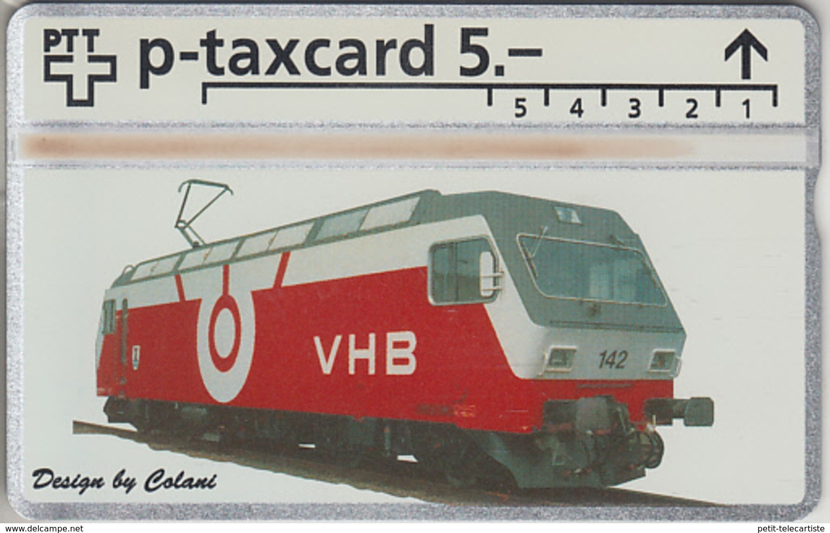 SUISSE - PHONE CARD - TAXCARD-PRIVÉE *RR* RARE  *** TRAIN - ZUG / 8 *** - Suisse