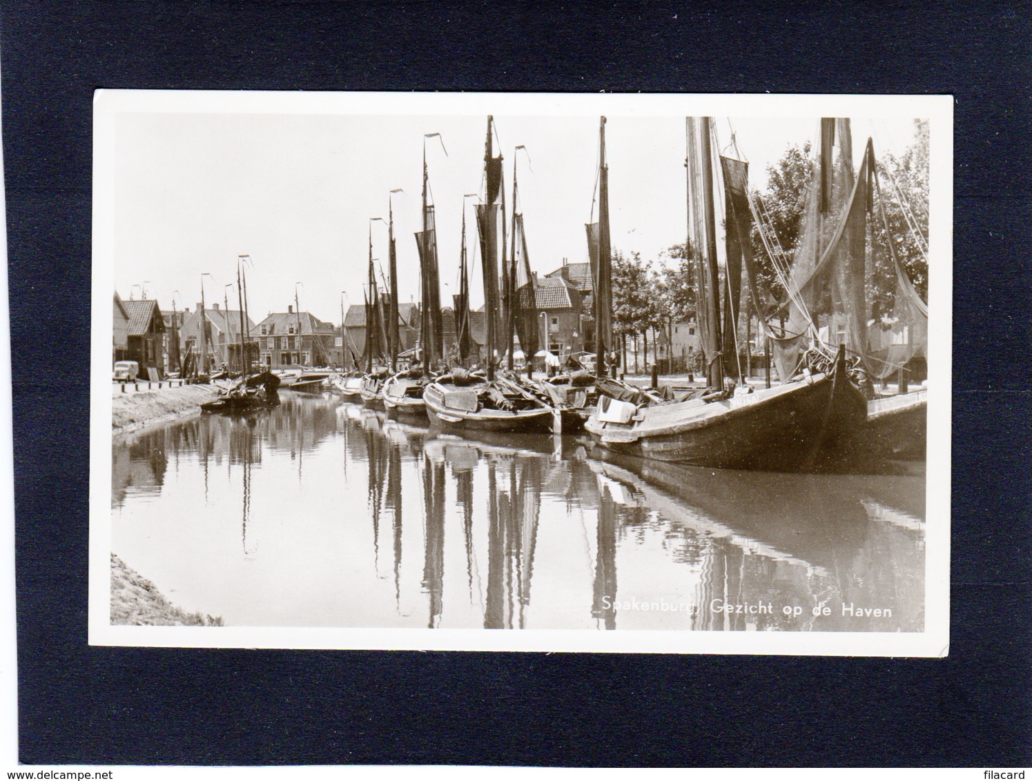 91637    Paesi  Bassi,  Spakenburg,  Gezicht Op De Haven,  NV - Spakenburg