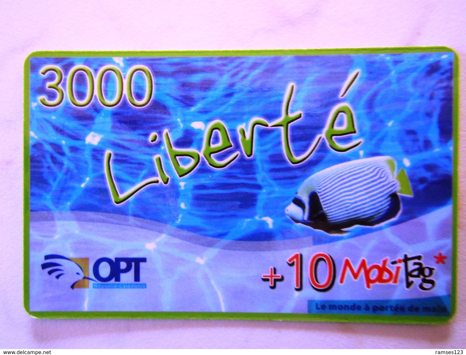 NOUVELLE CALEDONIE   OPT        LIBERTE  3000 - Nouvelle-Calédonie