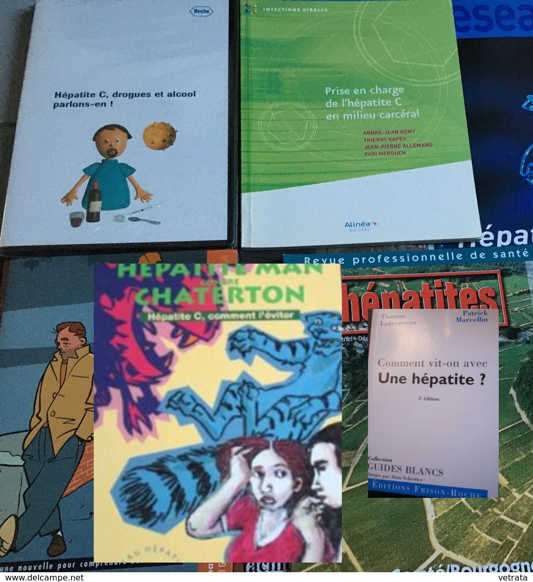 Hépatites : 11 N° Du Journal Réseaux Hépatites - 3 Livres - 1 Brochure & 1 DVD  (1997/2007) - Medicina & Salud