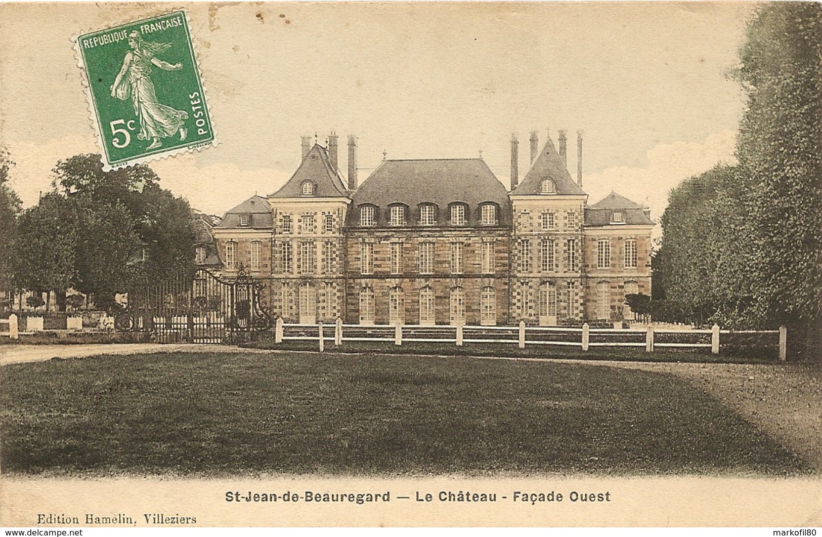 Saint Jean De Beauregard Le Château Façade Ouest ( Essonne ) - Autres & Non Classés