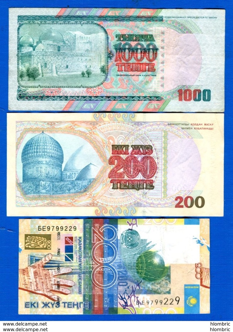 Kazakhstan  3  Billets - Kazakhstan