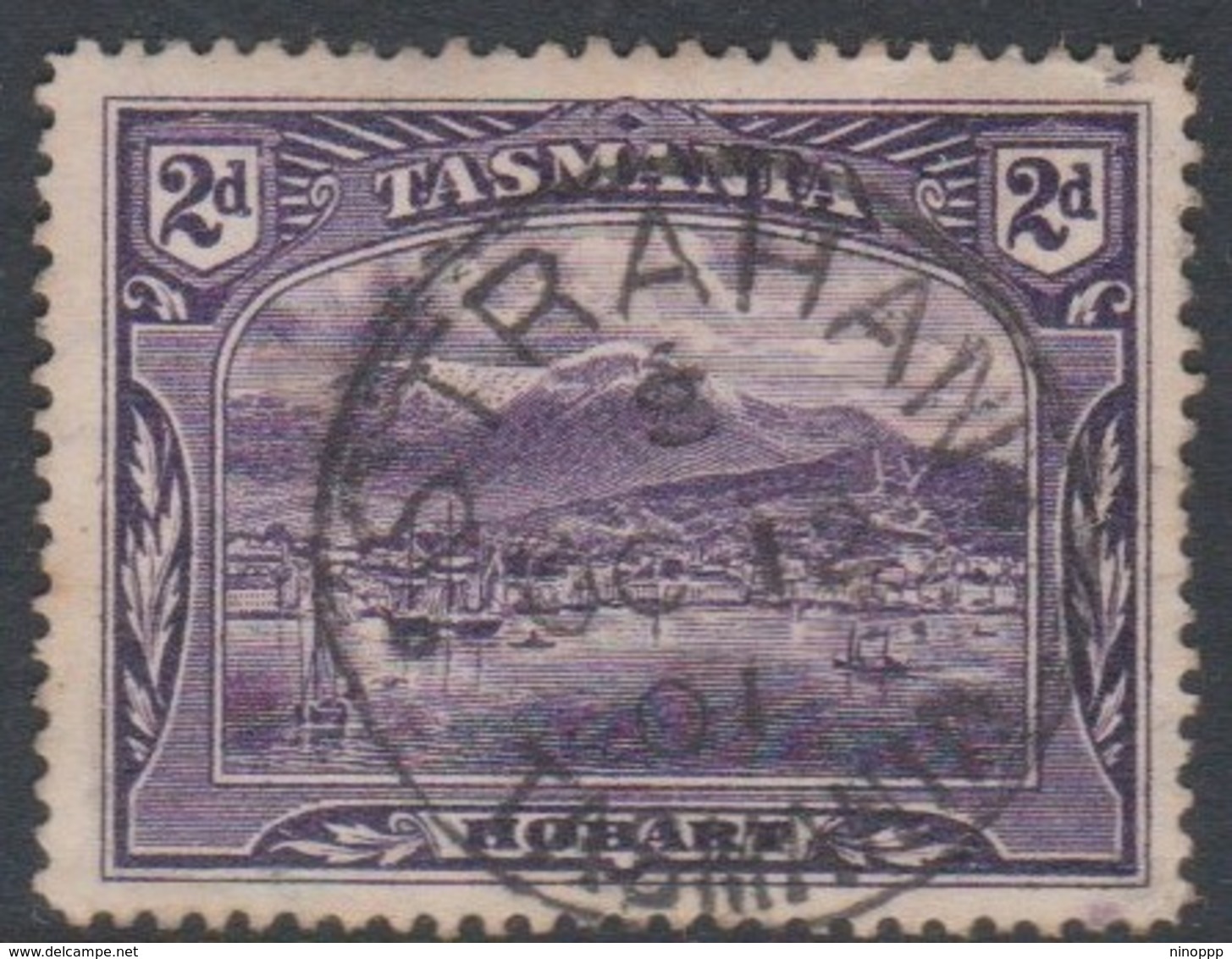 Australia-Tasmania SG 231 1899-00 Two Pence Deep Violet,perf 14,used - Used Stamps