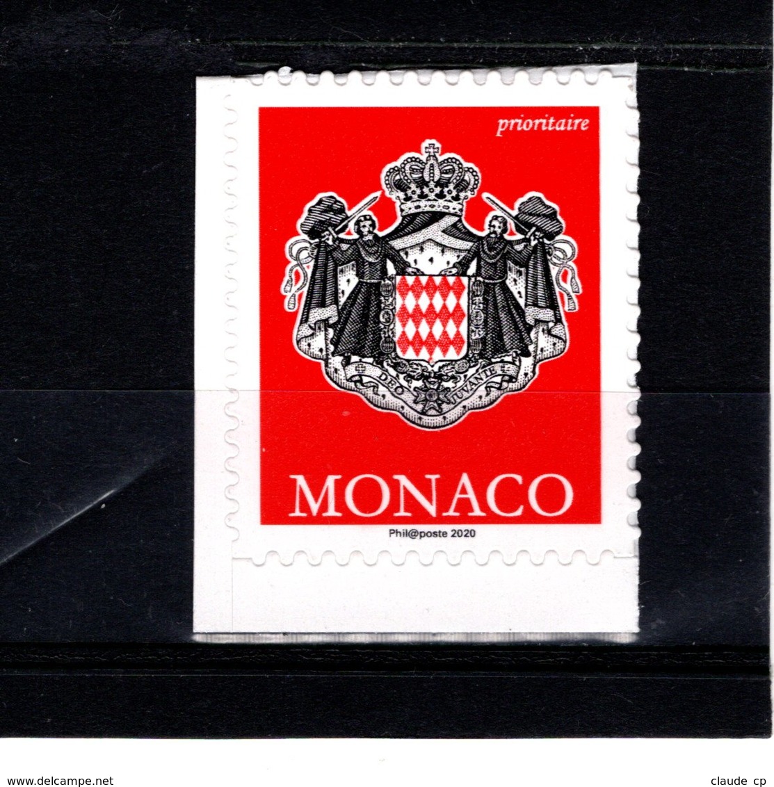 MONACO--TVP Rouge LP --Philaposte 2020-- Autocollant Issu De Carnet - Neufs