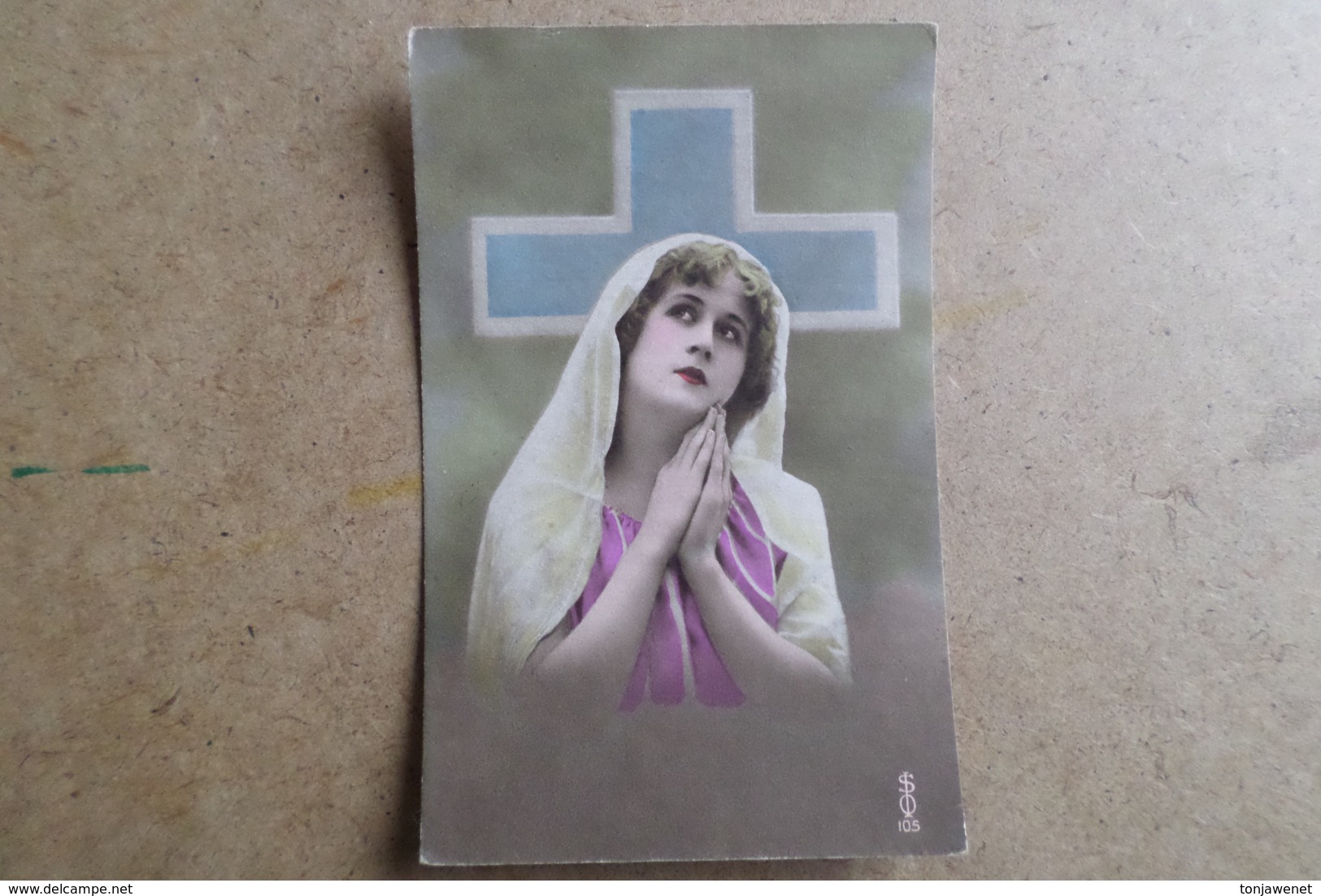 Carte Religieuse - Fabrication Française - ( Religion ) - Vergine Maria E Madonne