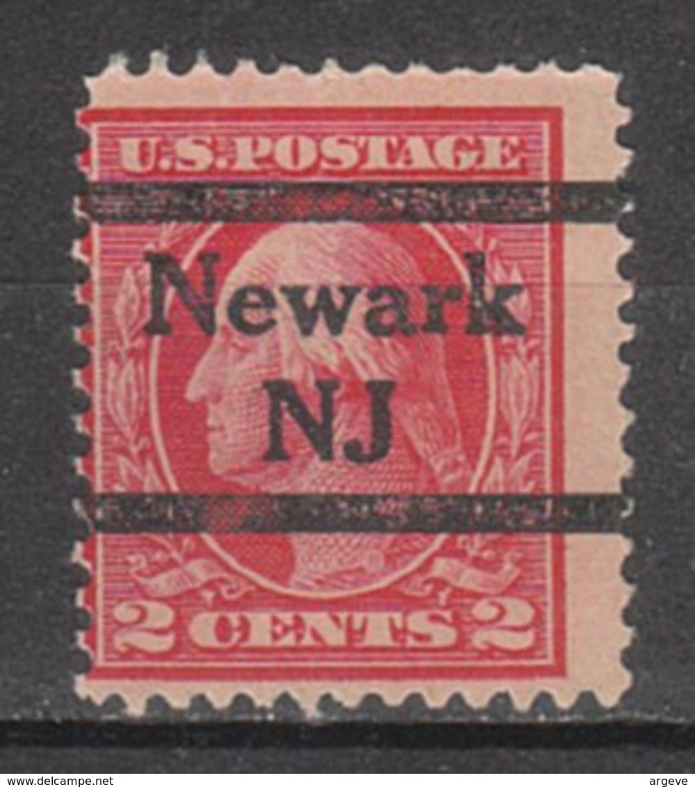 USA Precancel Vorausentwertung Preo, Locals New Jersey, Newark 1912-L-4 TS - Vorausentwertungen