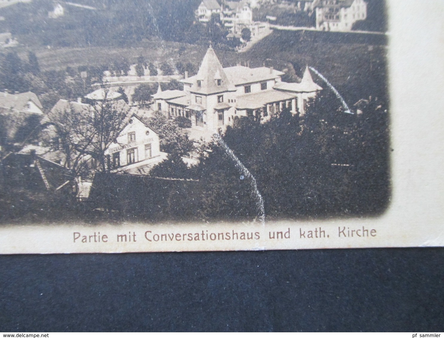 AK Deutsches Reich 1908 Bad Herrenalb Panoram Partie Mit Conversationshaus Und Kath. Kirche Verlag Emil Conrad, Grieshei - Bad Herrenalb