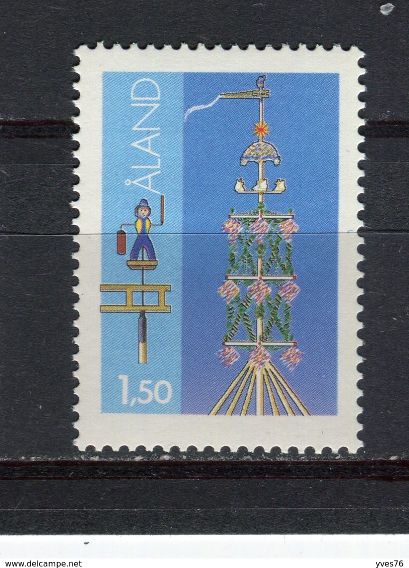 FINLANDE - ALAND - Y&T N° 10** - MNH - Les Mâts De La Saint-Jean - Aland