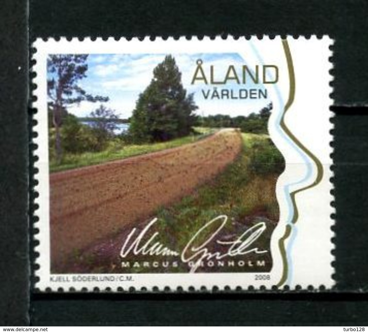 ALAND 2008 N° 300 **  Neuf MNH Superbe Mon Aland Chemin Marcus Grönholm Pilote Rallye - Aland