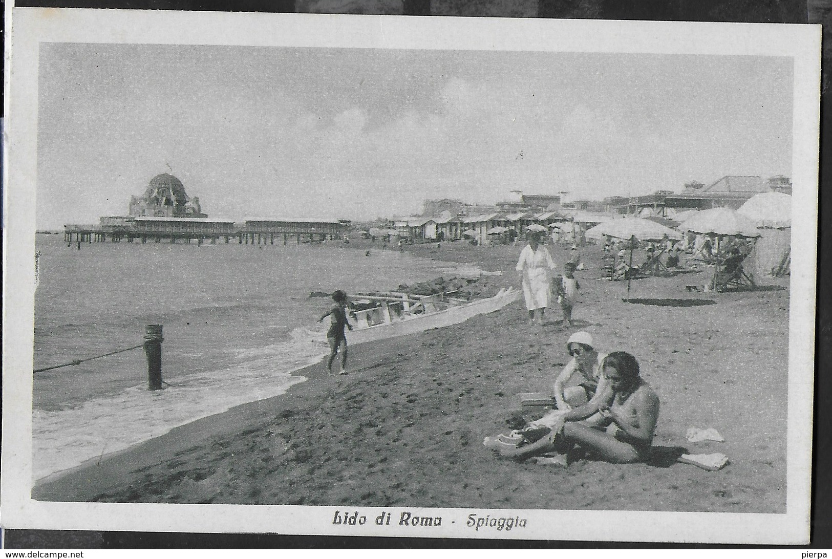 STORIA POSTALE REGNO - ANNULLO LIDO DI ROMA SU FIERA MILANO CENT 20 ISOLATO SU CARTOLINA FORMATO PICCOLO 08.06.1936 - Storia Postale