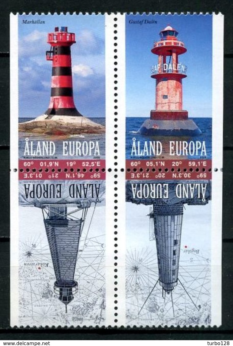 ALAND 2008 N° 296/299 **  Neufs MNH Superbes C 10 € Phares Light Houses Marhällan Dalèn Bogskär Kökarsören - Aland