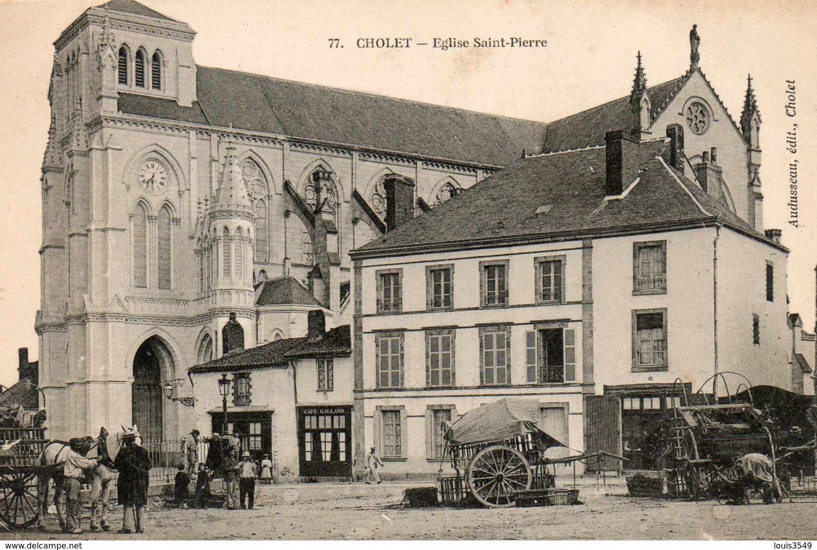 Cholet -   église  St - Pierre. - Cholet