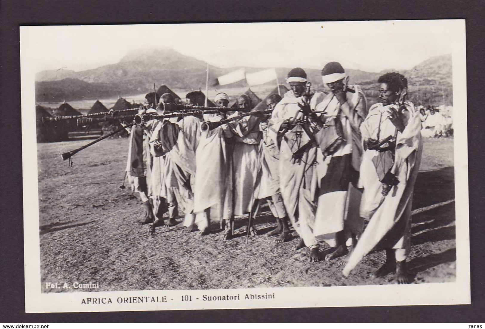 CPA Ethiopie Ethiopia Afrique Noire Abyssinie Non Types Circulé - Etiopía