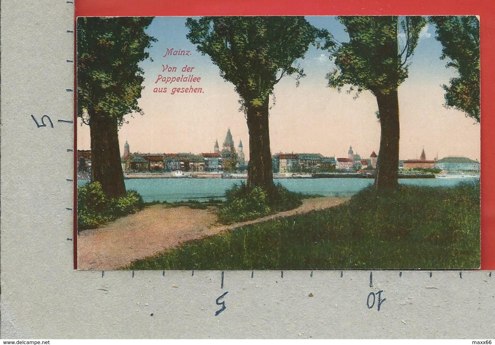 CARTOLINA NV GERMANIA - MAINZ - Von Der Pappelallee Aus Gesehen - 9 X 14 - Mainz