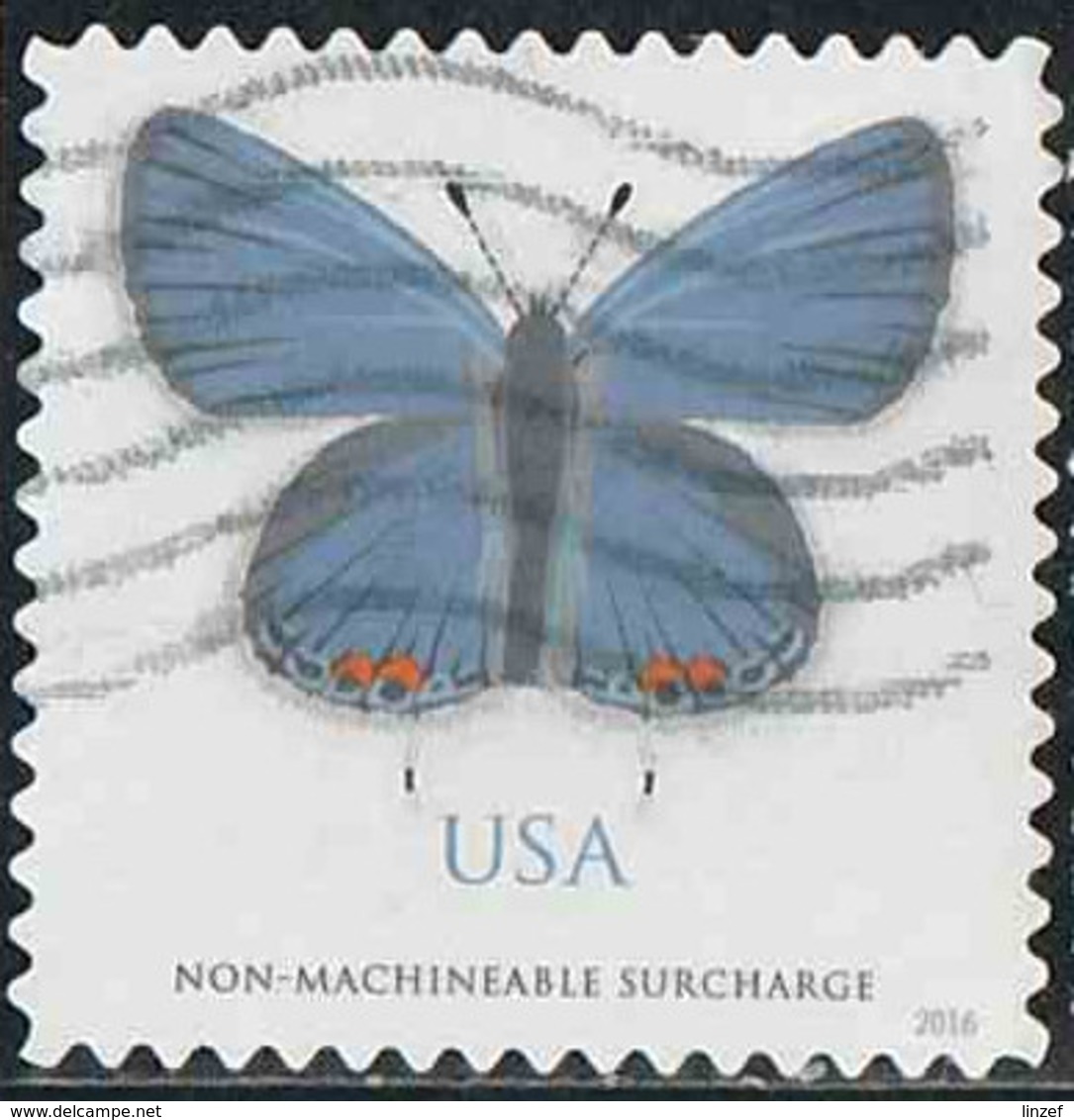 Etats-Unis 2016 Yv. N°4950 - Papillon Bleu Porte-queue De L'est - Oblitéré - Oblitérés