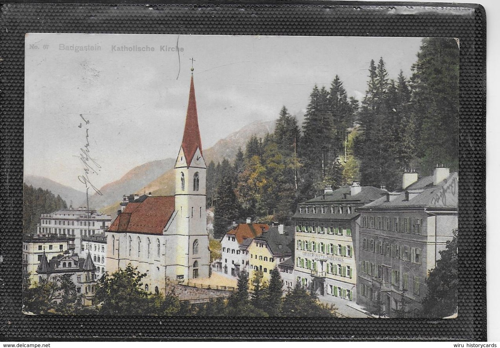 AK 0431  Badgastein - Katholische Kirche / Verlag Balde Um 1909 - Bad Gastein