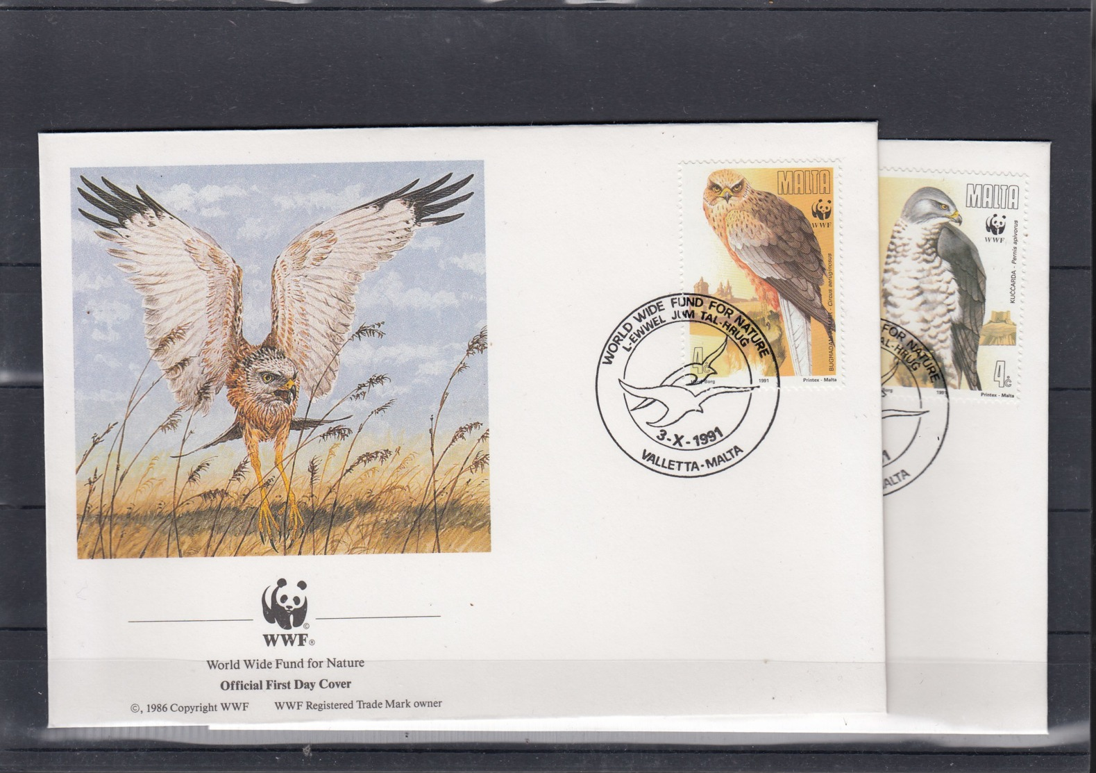 Malta Michel Cat.No. WWF Issue 864/867  FDC - Malta