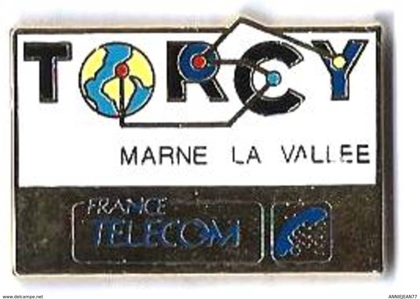 FRANCE TELECOM - FT44 - TORCY - MARNE LA VALLEE - Verso : H. GALAN - France Telecom