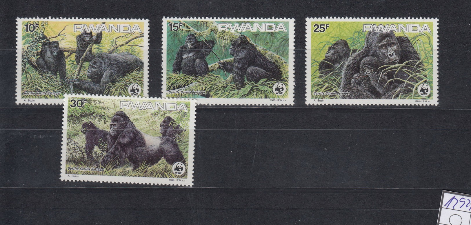 Ruanda Michel Cat.No. WWF Issue 1292/1295 Mnh/** - Neufs