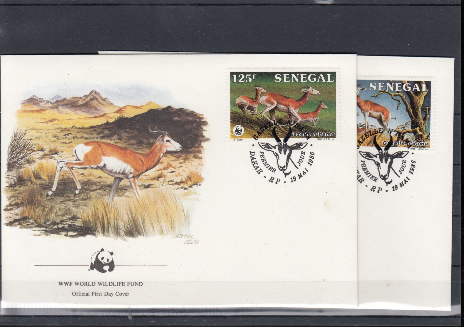 Senegal Michel Cat.No. WWF Issue 875/878 FDC - Senegal (1960-...)